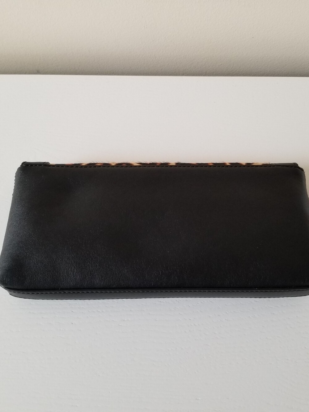 Kate Spade Keira Perri Lane Calf Hair Leopard Clutch - Picture 4 of 11